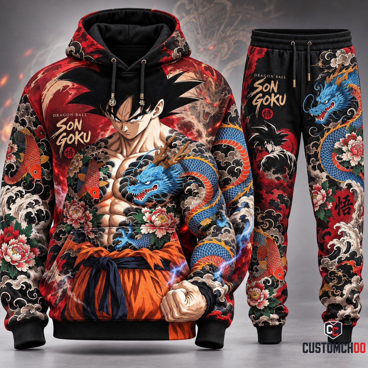 Dragon Ball Favorite Characters Fan Set — Hoodie & Sweatpants Limited Edition