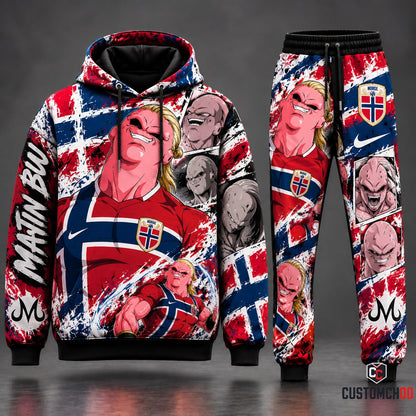 Haaland Buu Transformation Fan Set — Dragon Ball Hoodie & Sweatpants