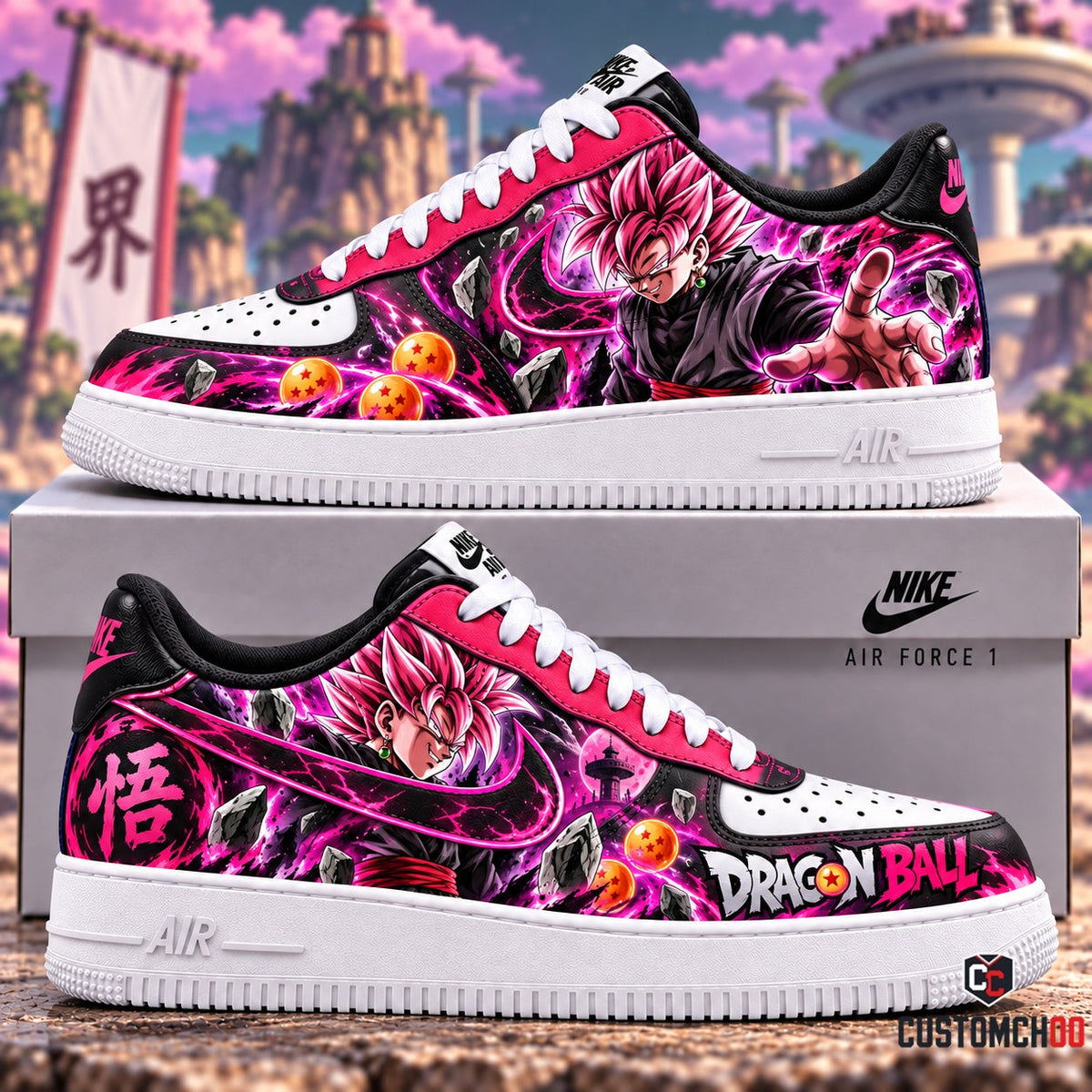 Dragon Ball Black Goku Fan Shoes GIFT — Anime Sneaker -Ver2