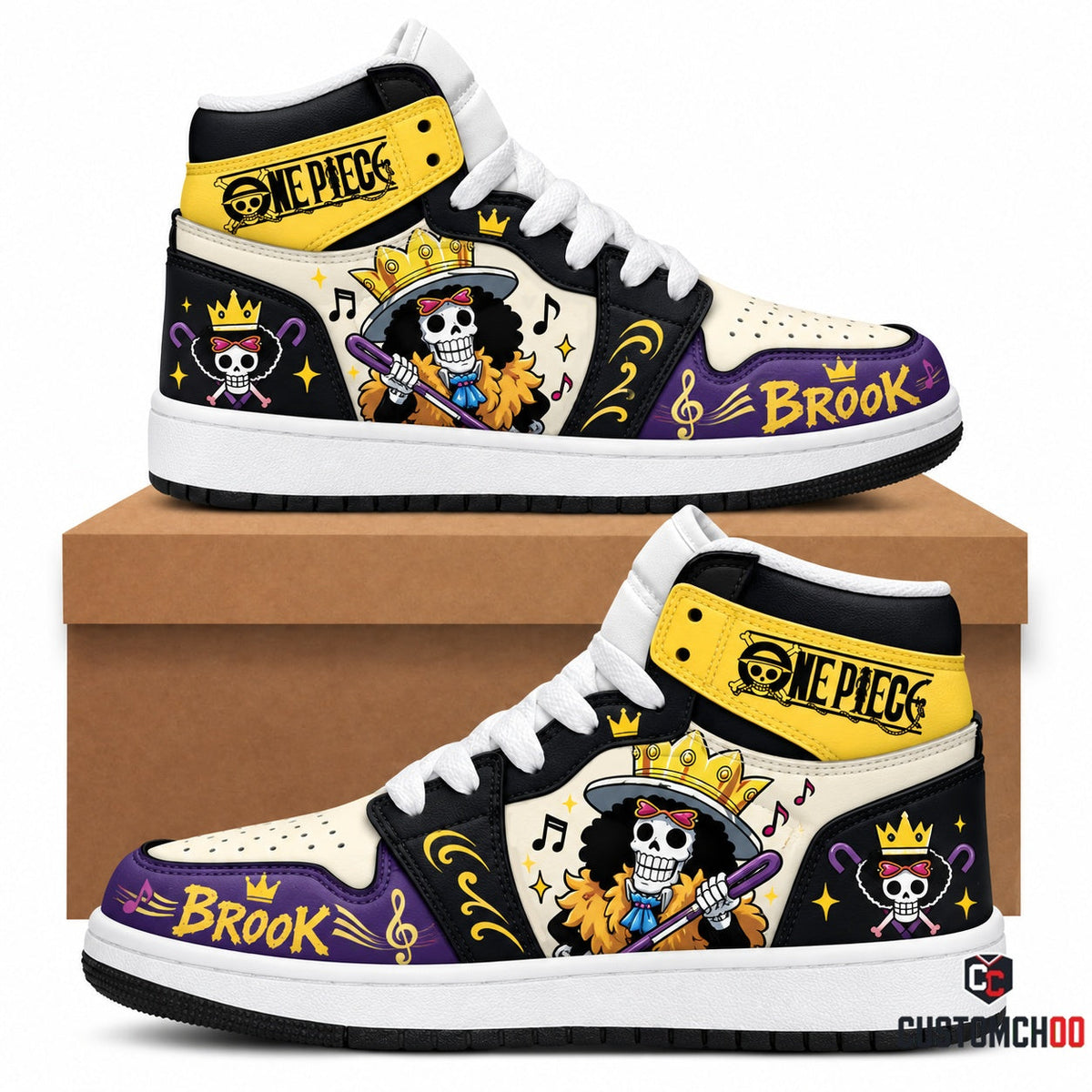 Limited Edition One Piece Squad Fan Shoes — Anime High Top Sneaker Gift