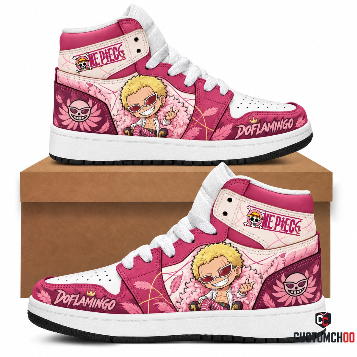 Limited Edition One Piece Squad Fan Shoes — Anime High Top Sneaker Gift