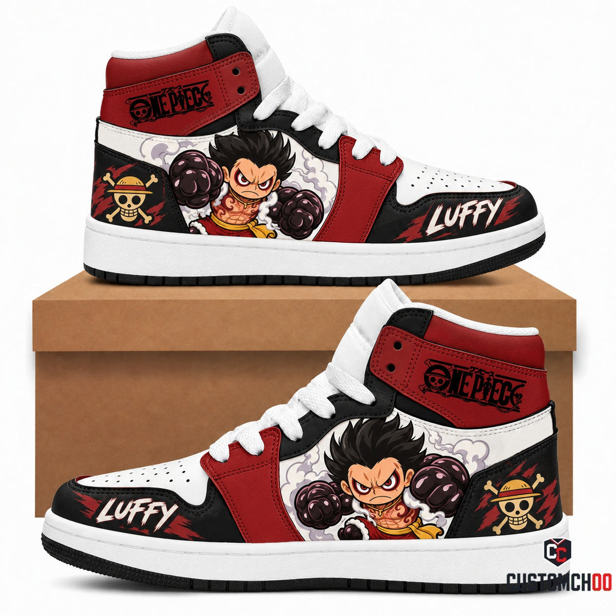 Limited Edition One Piece Squad Fan Shoes — Anime High Top Sneaker Gift