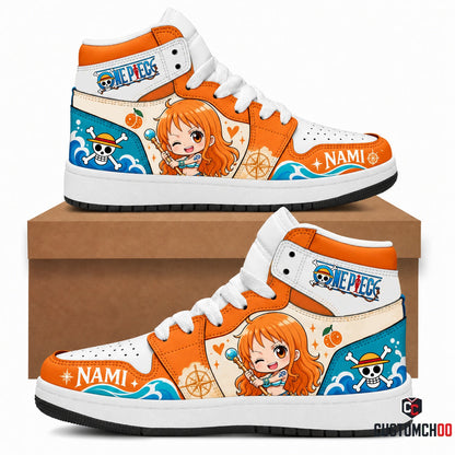Limited Edition One Piece Squad Fan Shoes — Anime High Top Sneaker Gift