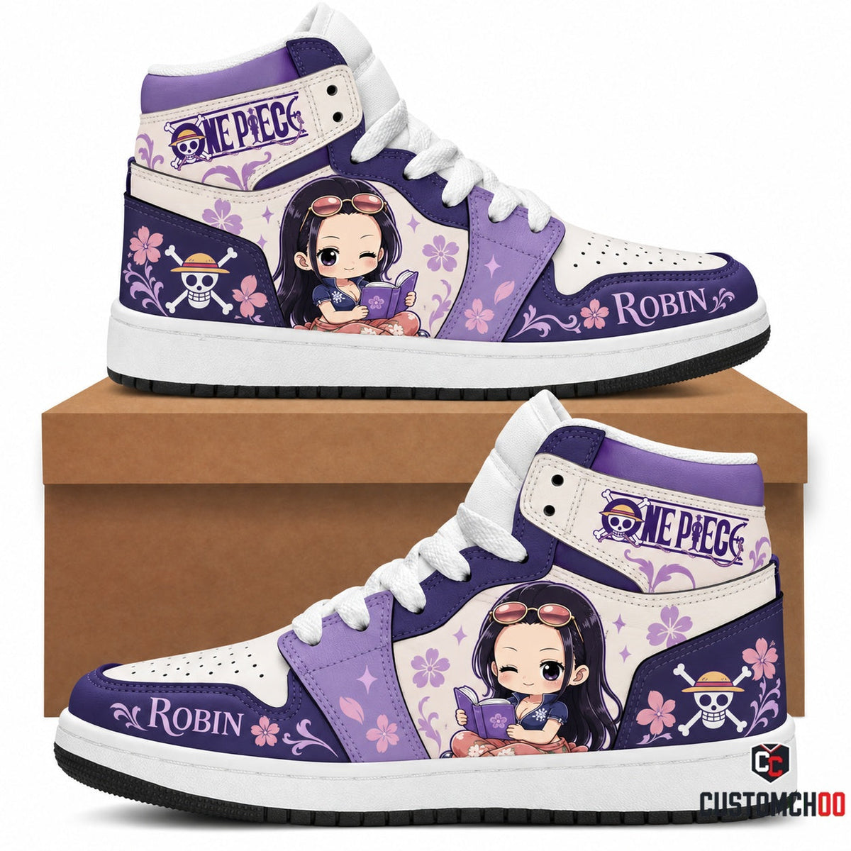 Limited Edition One Piece Squad Fan Shoes — Anime High Top Sneaker Gift