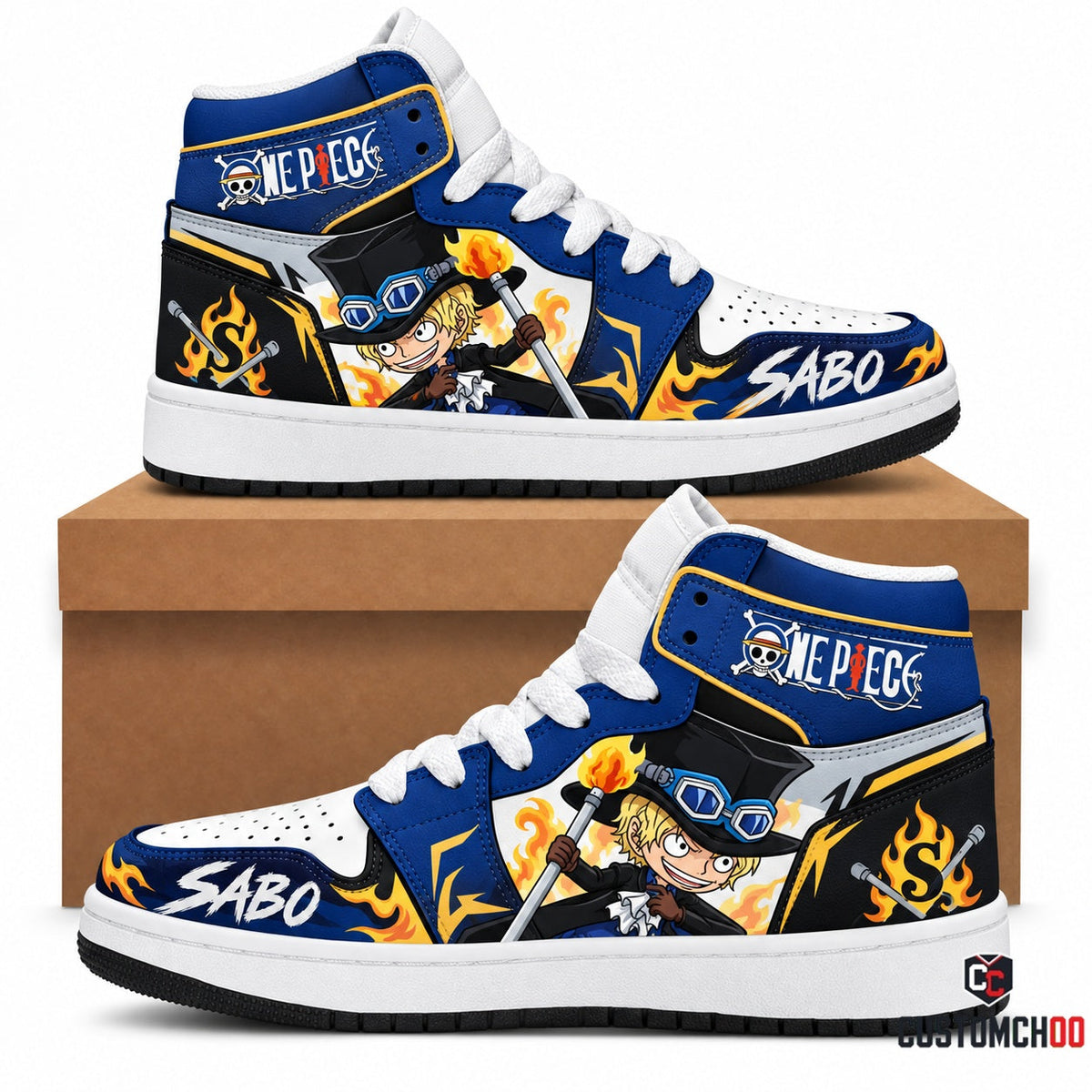 Limited Edition One Piece Squad Fan Shoes — Anime High Top Sneaker Gift