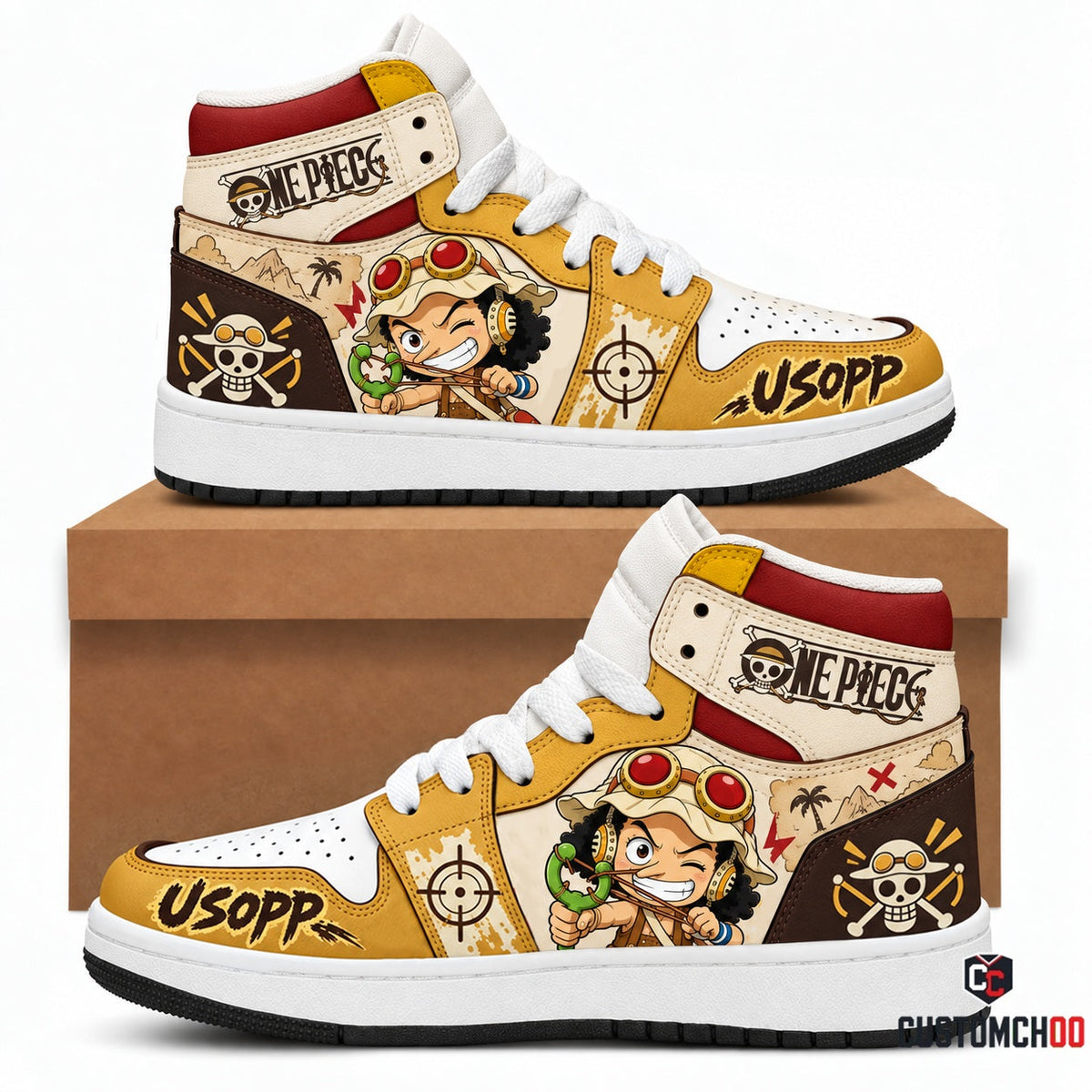 Limited Edition One Piece Squad Fan Shoes — Anime High Top Sneaker Gift
