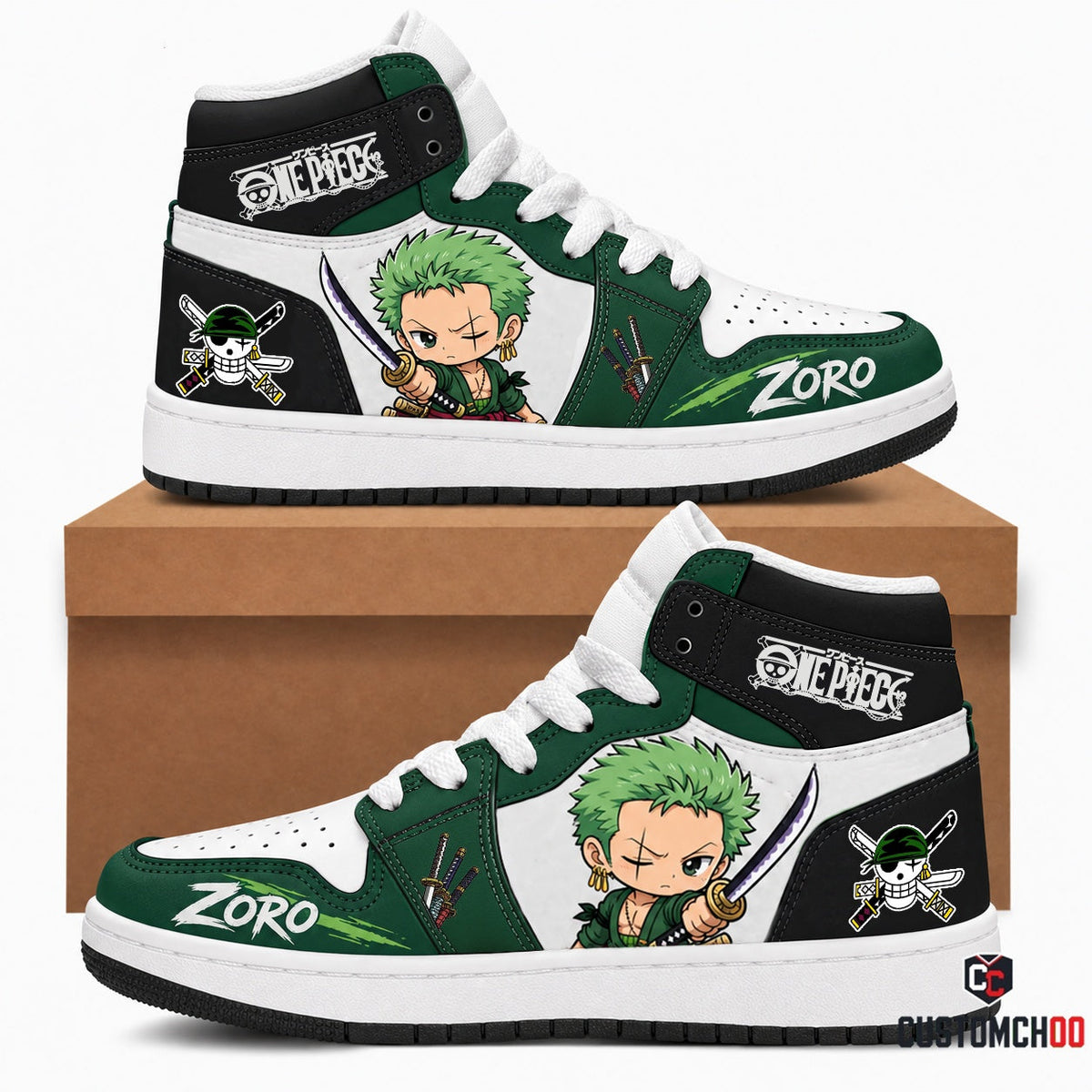 Limited Edition One Piece Squad Fan Shoes — Anime High Top Sneaker Gift