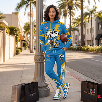 NFL Dog Football Fan Hoodie & Sweatpants & High Sneakers | All 32 Teams Available