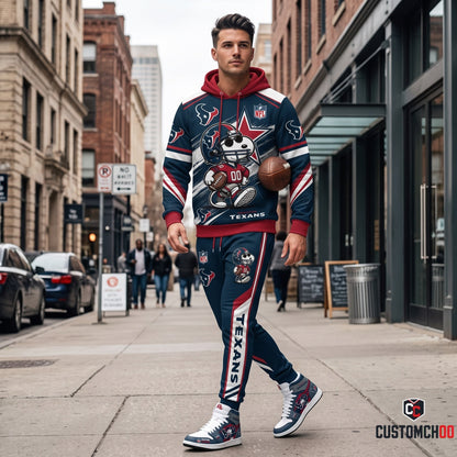 NFL Dog Football Fan Hoodie & Sweatpants & High Sneakers | All 32 Teams Available