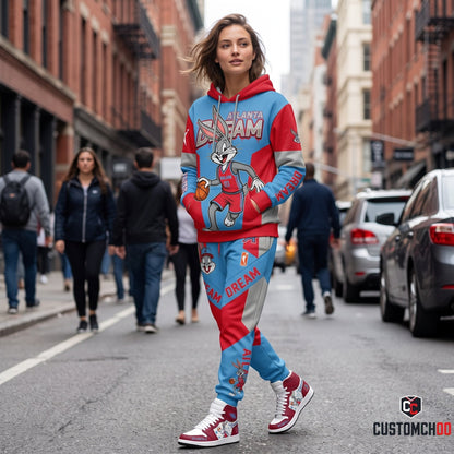 Women’s Basketball Fan Combo Set — Hoodie & Sweatpants and High Sneakers | All 15 WNBA Teams Available