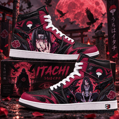 Uchiha Itachi High Top Sneakers — Naruto Inspired Fan Shoes