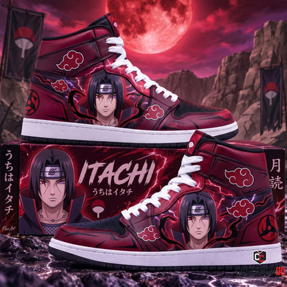 Uchiha Itachi High Top Sneakers — Naruto Inspired Fan Shoes
