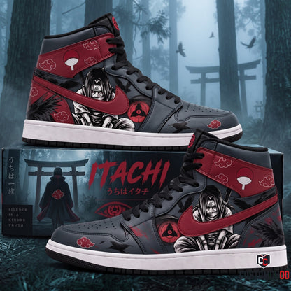 Uchiha Itachi High Top Sneakers — Naruto Inspired Fan Shoes