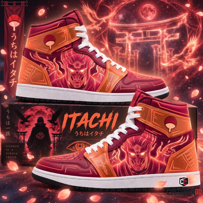 Uchiha Itachi High Top Sneakers — Naruto Inspired Fan Shoes