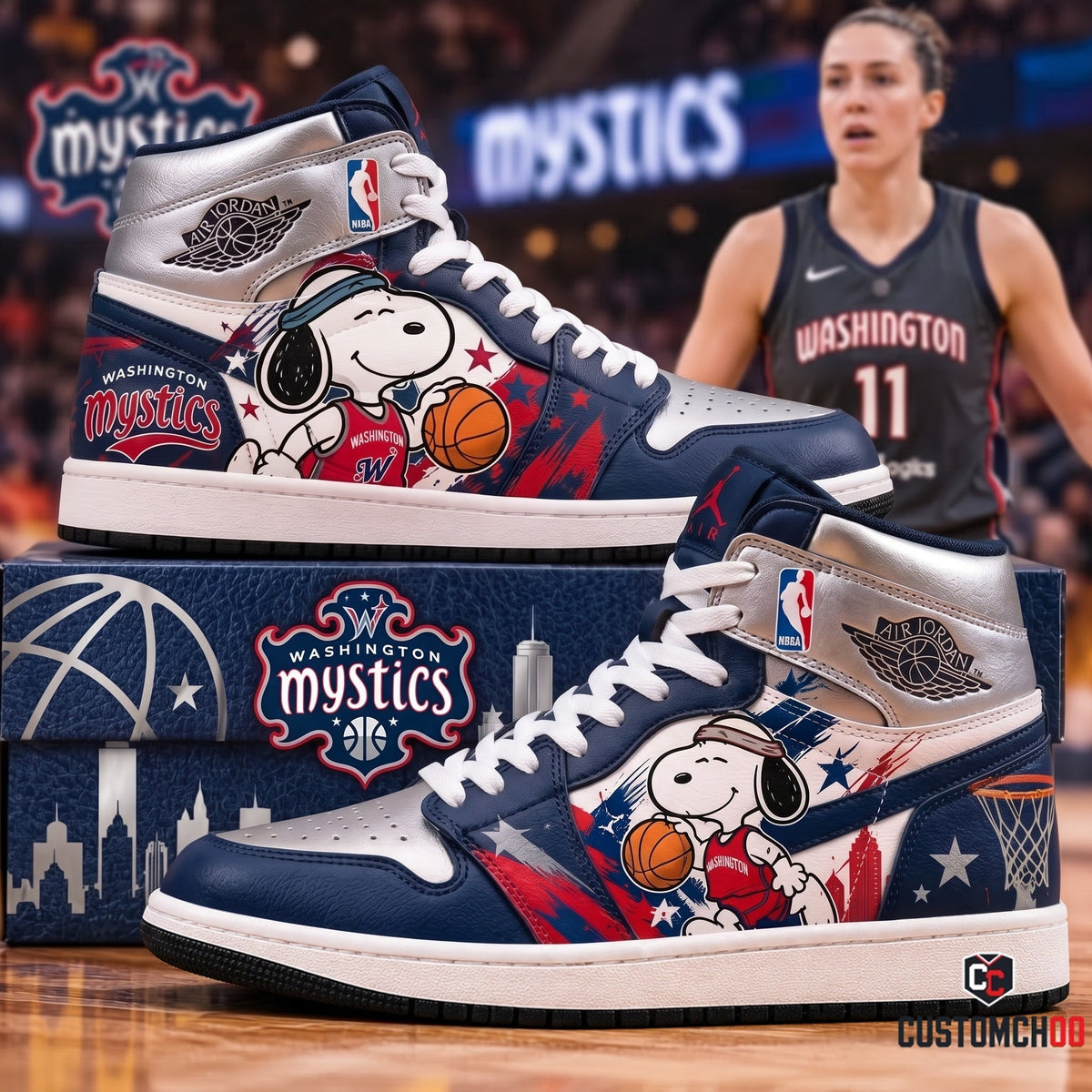 Women’s Basketball Fan High Sneakers | All 15 WNBA Teams Available -Ver3