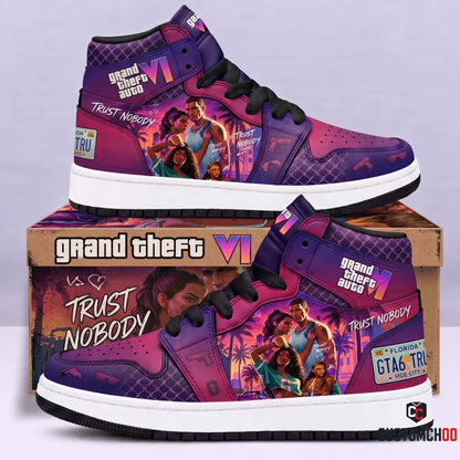 Limited Edition GTA 6 Fan Shoes — GTA 6 High Top Sneaker Gift