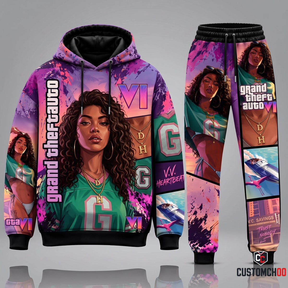 GTA VI Transformation Fan Set — GTA6 Hoodie & Sweatpants