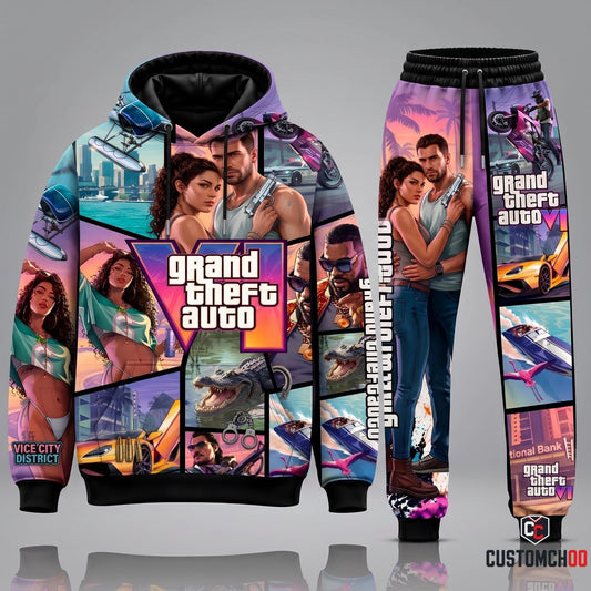 GTA VI Transformation Fan Set — GTA6 Hoodie & Sweatpants