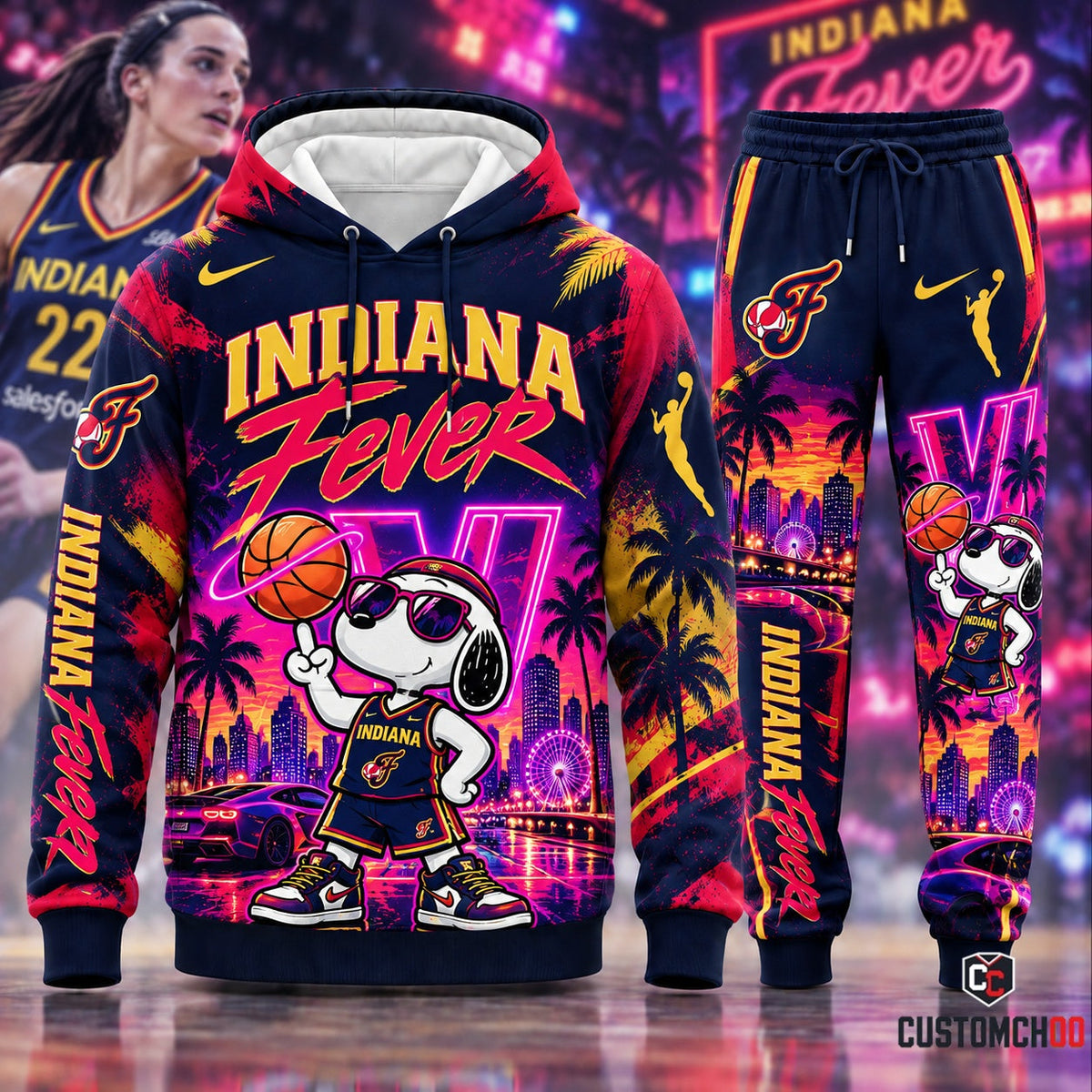 Beagle Dog x GTA VI - Women’s Basketball Fan Set — Hoodie & Sweatpants | All 15 Teams Available