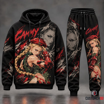 Game Street Fighter Transformation Fan Set — Street Fighter Hoodie & Sweatpants