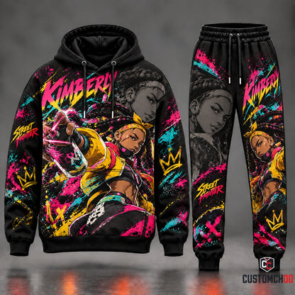 Game Street Fighter Transformation Fan Set — Street Fighter Hoodie & Sweatpants