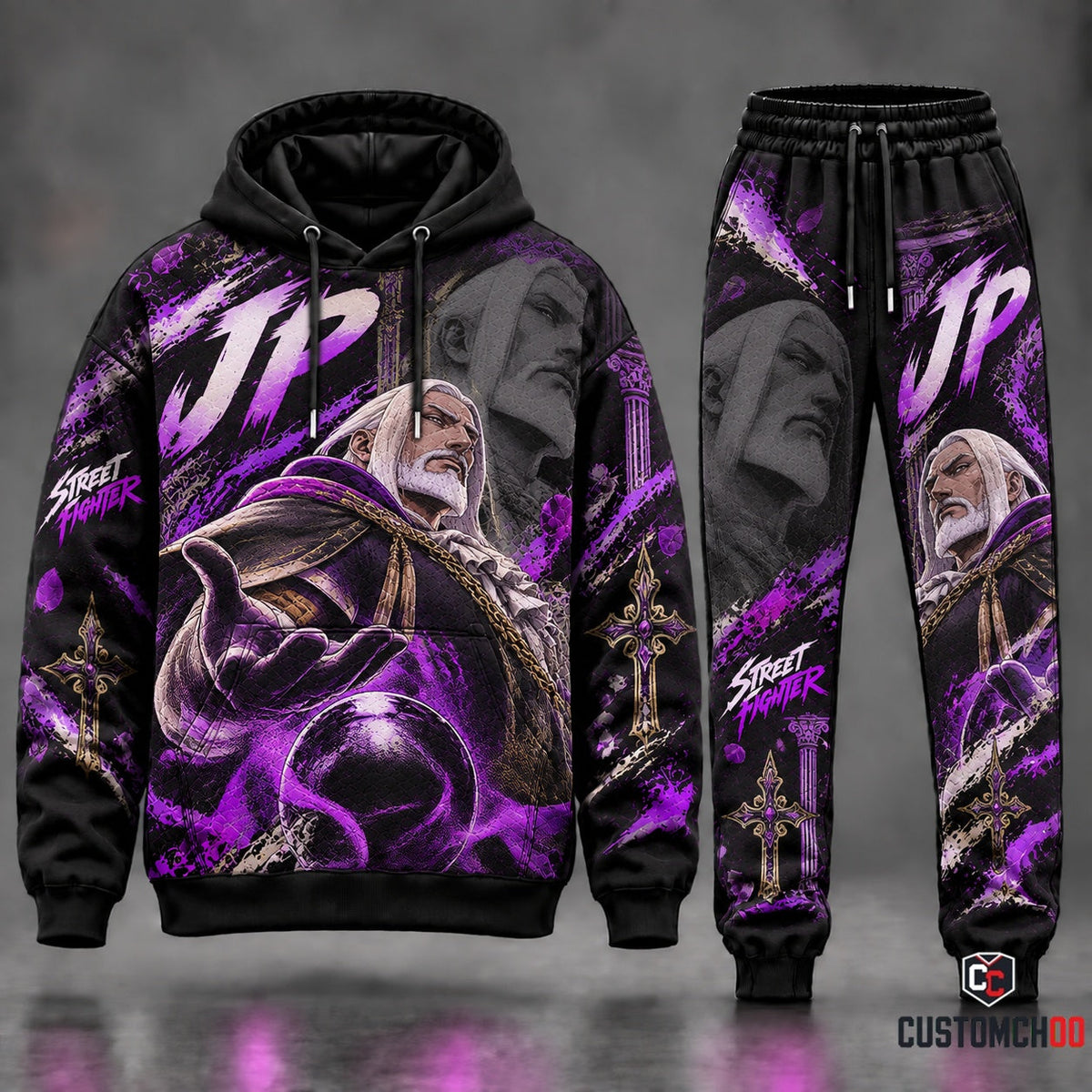 Game Street Fighter Transformation Fan Set — Street Fighter Hoodie & Sweatpants