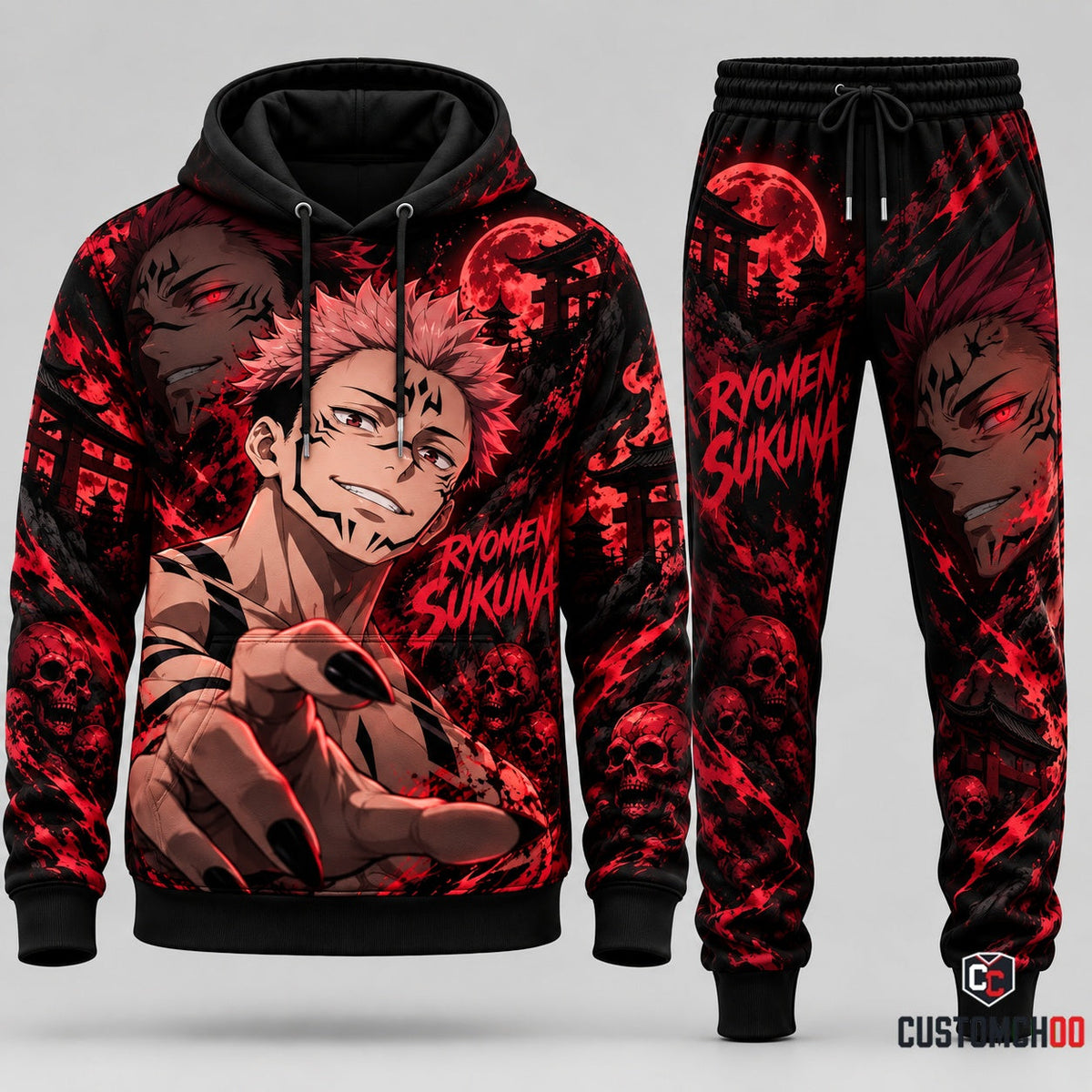 Ninjutsu Kaisen Transformation Fan Set — Ninjutsu Kaisen Hoodie & Sweatpants
