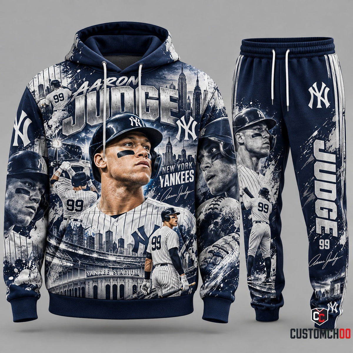 Baseball Fan Set — Hoodie & Sweatpants [St