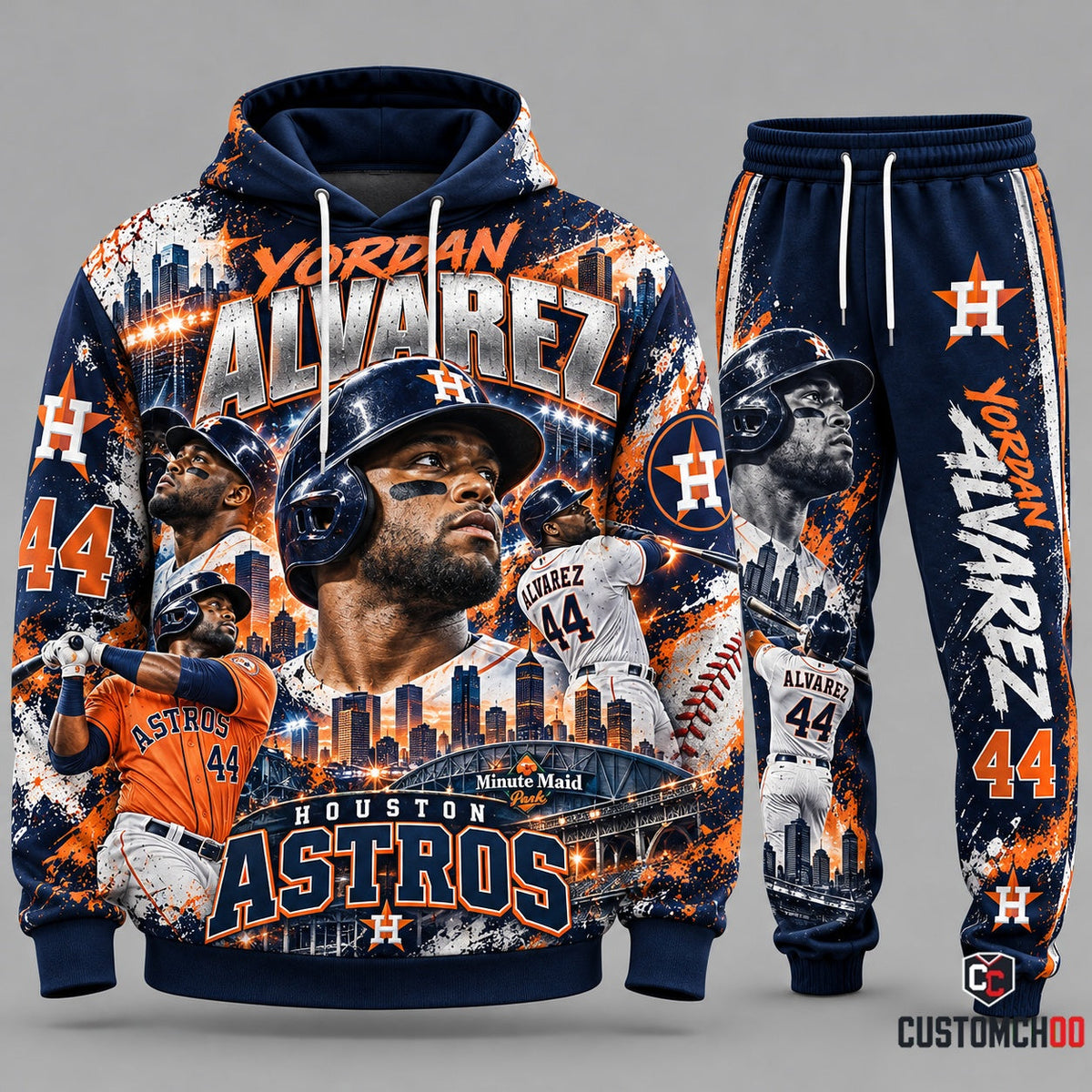 Baseball Fan Set — Hoodie & Sweatpants [St