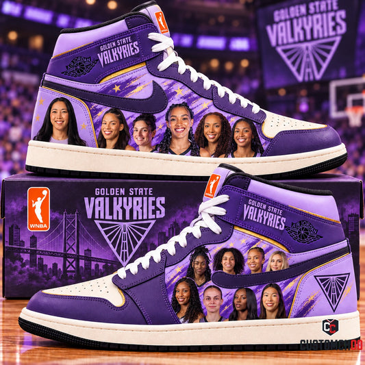 Limited Edition Golden State Valkyries Women’s Basketball Fan | WNBA High Sneakers